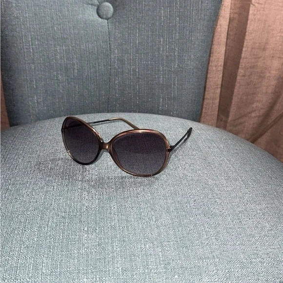 Armani Exchange Black and Gold Sunglasses - Picture 2 of 2
